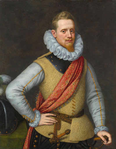 A Hapsburg Officer ca 1600 by Frans Pourbus the Younger 1569-1622 Weiss Gallery
